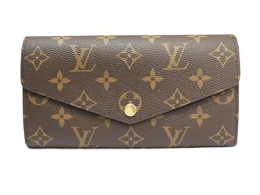 LOUIS VUITTON Portefeuille Sarah Monogram Fuschia Pink
